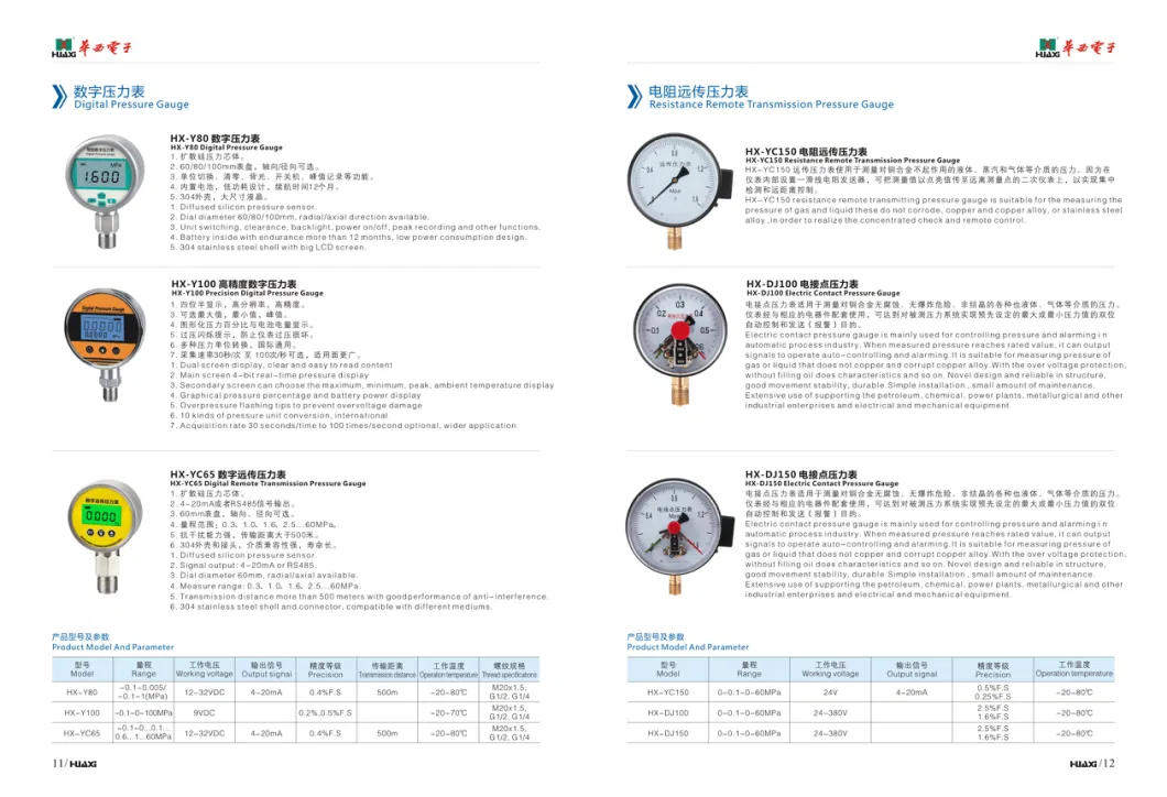 Stainless Steel Liquid Filled Movement Pressure Gauge